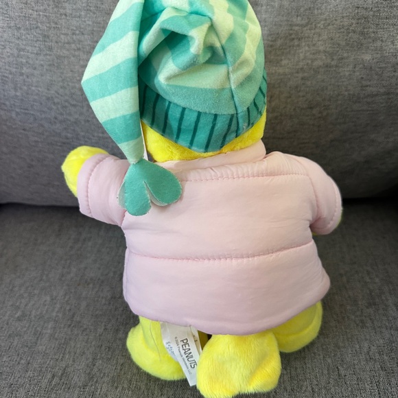 WOODSTOCK Pink Puffer Jacket Plush Snoopy Peanuts Puffer Jacket Coat 2024 - Picture 7 of 7